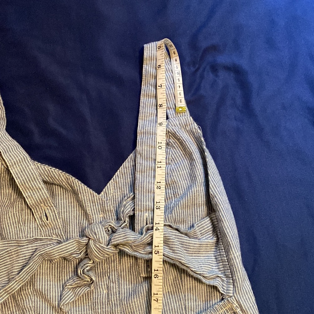 Japna Pinstrip/Jean Jumpsuit - Picture 4 of 11